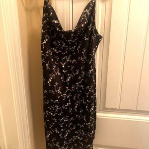 Urban Outfitters Satin Cowl Neck Dress